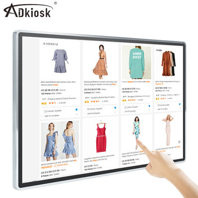 Werbungs-digitale Beschilderung Androids FHD 55 Zoll 65 Zoll LCD-Anzeige annoncierend