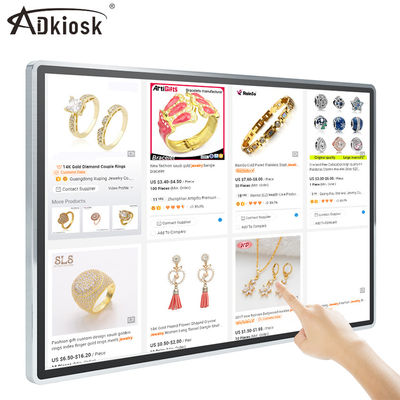 Werbungs-digitale Beschilderung Androids FHD 55 Zoll 65 Zoll LCD-Anzeige annoncierend