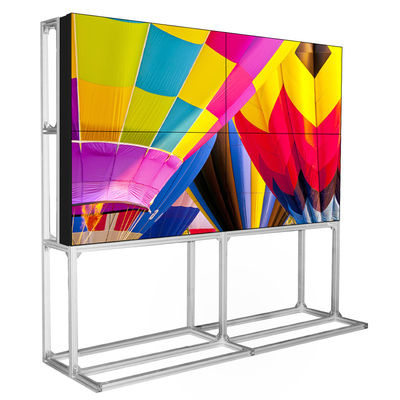 1.7mm schmaler verstärkender Schirm des Einfassungs-Schirm-4k 55Inch LCD für Werbung