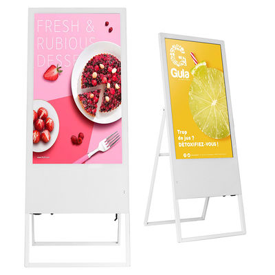 Tragbare Werbungsdigitale beschilderung HD zeigen 280cd/m2 LCD-Bildschirm 43Inch an