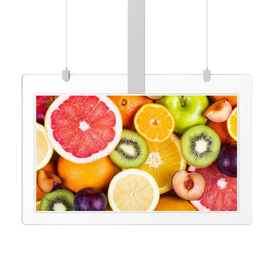Ultra dünnes transparentes Anzeigen-Doppeltes der Werbungs-55inch versah an der Wand befestigter Kiosk OLED mit Seiten