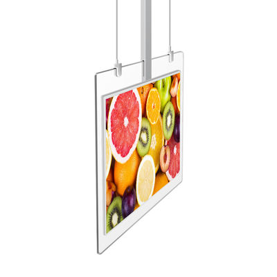 Ultra dünnes transparentes Anzeigen-Doppeltes der Werbungs-55inch versah an der Wand befestigter Kiosk OLED mit Seiten