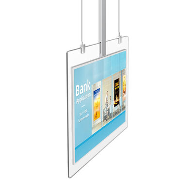 Das transparente Hängen breiten stehende Anzeige 55inch 110V OLED der digitalen Beschilderung aus