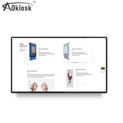 Ultra dünne der 23,8 Zoll-Aufzugs-digitale Beschilderung zeigen Gedächtnis 16GB für Werbung an