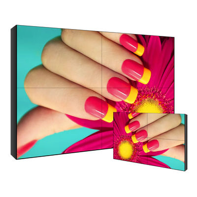2k 4k Wand Entschließung 49Inch der LCD-Bildschirm-1.8mm Einfassungs-2x3 FHD