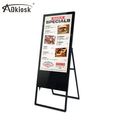 Intelligentes Restaurant faltbarer Menuboard Lcd-digitaler Beschilderung mit Fernbedienung