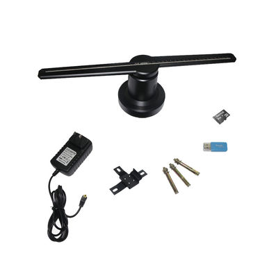 56cm Fan-Anzeige Hologramm-2Blades bördelt super helle 3D mit Lampe 638pcs LED Licht
