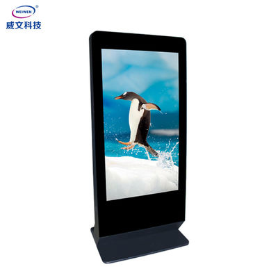 Der 65 Zoll-Boden-Stand Lcd-Werbung sortiert Digital aus, die Spieler annoncieren