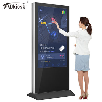 doppelseitige Werbungsspielerboden-Stellungsdigitale beschilderung der Anzeige 55inch
