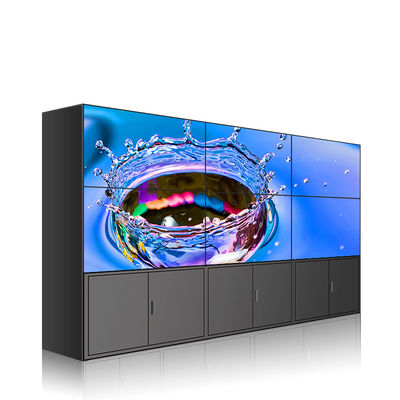 65 Zoll-verstärkender Schirm LCD der ultra dünnen Einfassungs-Boden-Stellungs-digitalen Beschilderung