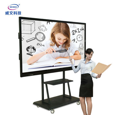 Touch Screen IPS 188W Digital Whiteboard LCD UHD mit tragbarer Klammer