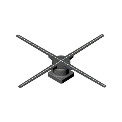 Beweglicher Fan-Anzeigen-Projektor-an der Wand befestigte digitale Beschilderung 42cm des Hologramm-3D