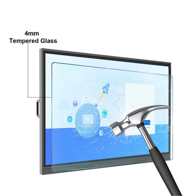 Lcd-Touch Screen wechselwirkendes Whiteboard 75inch Aluminium-Fram 4k für Unterricht