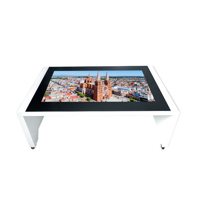 Wechselwirkender Zoll Lcd RJ45 Touch Screen BT4.0 IPS Tabelle-43 mit Rädern