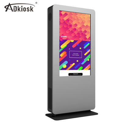 LVDS 3500cd/m2 Lcd im Freien Anzeige annoncierend 55 Zoll-freier stehender Kiosk