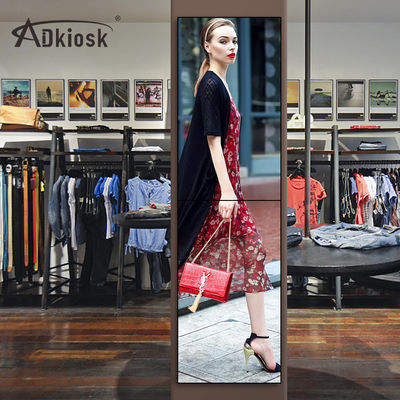 4k AC100V nahtloser LCD Anzeige annoncierend 55 Zoll-Aluminiumklammer