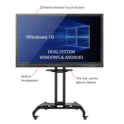 400cd/m2 Touch Screen wechselwirkendes Whiteboard CCC faltete nicht sich für Klassenzimmer