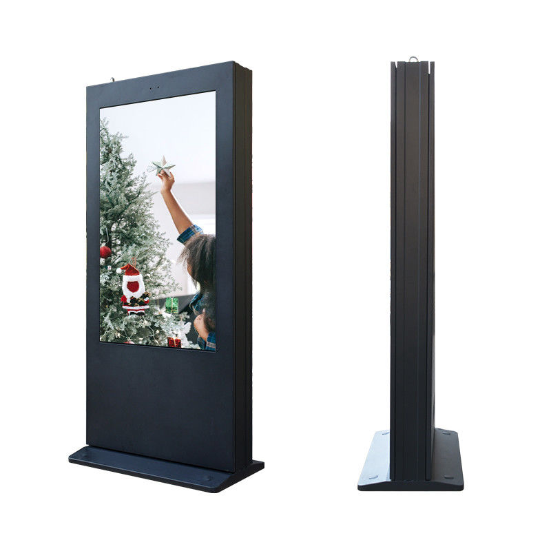 USB-Version Digital im Freien, die den Zoll IP65 des Bildschirm-Brett-Totems 55 staubdicht annonciert