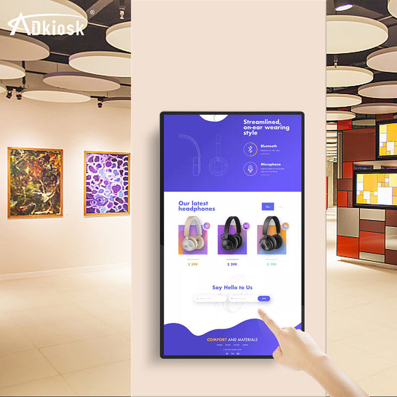 Mall-Aufzugs-digitale Beschilderung 21,5 Gedächtnis des Zoll LCD-Werbungs-Bildschirm-16GB