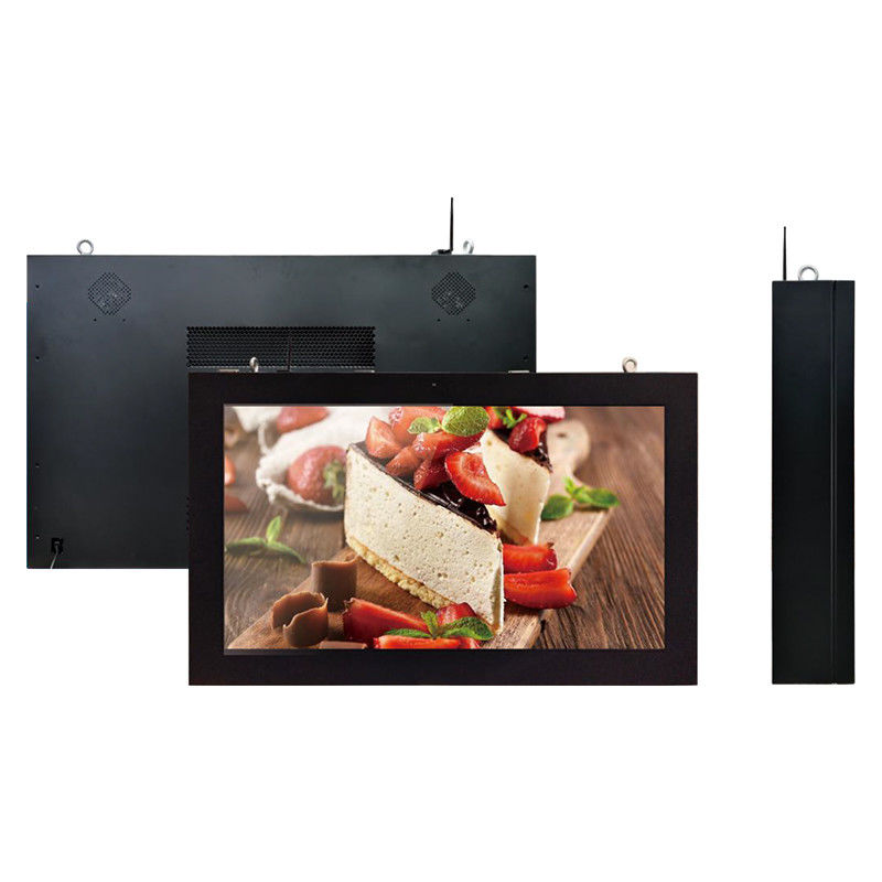 Wasserbeweis an der Wand befestigter Werbungsspieler digitaler Beschilderung IP55 oder IP65 im Freien