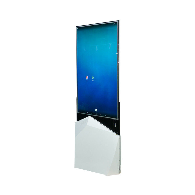 43 Zoll 55 Zoll hochauflösende Boden-Stellungsdigitale beschilderung LCD transparente dünne doppelseitige