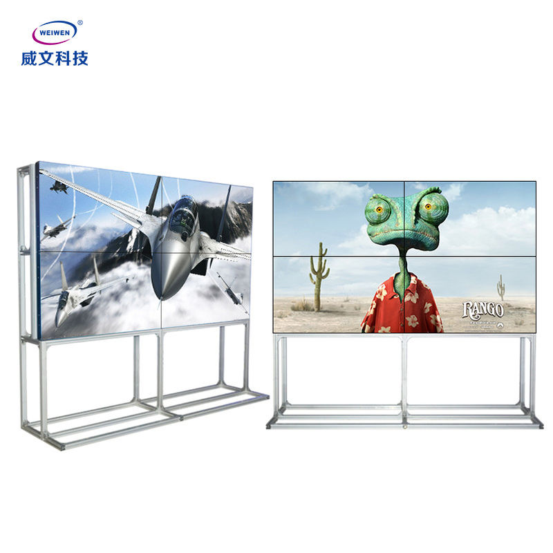 Boden, der verstärkenden Schirm LCD 55 Zoll Werbungs-digitale Beschilderung 3.5mm Gap steht