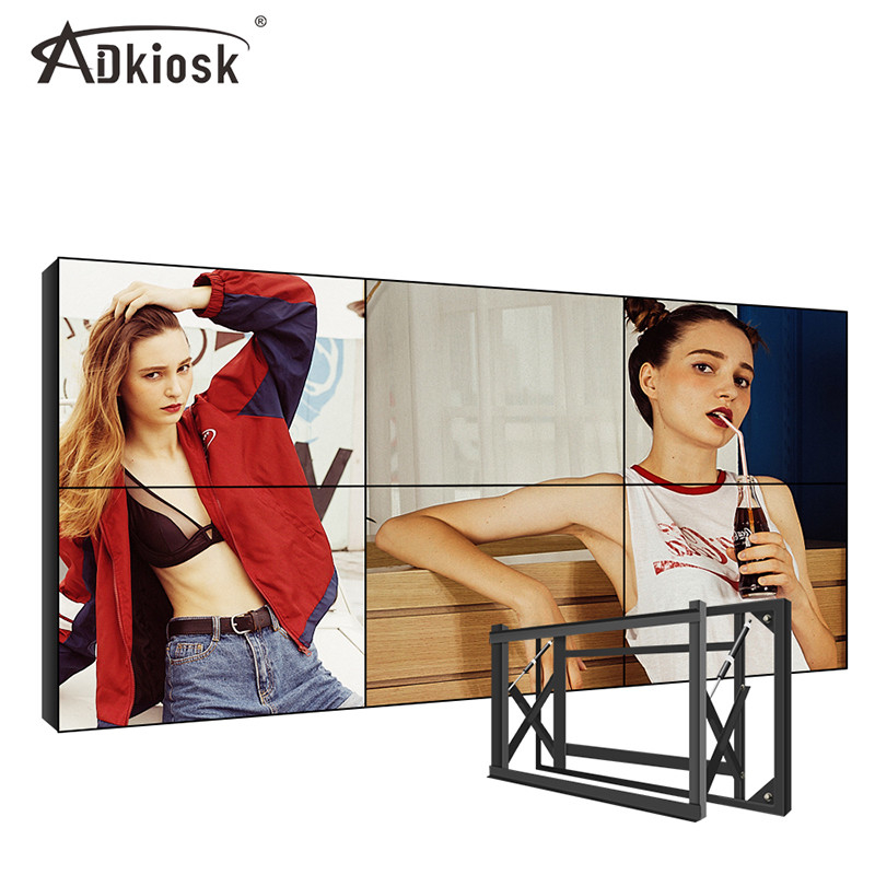 Fahrwerk 100V 55 Entschließung der Zoll LCD-Videowand-Anzeigen-2K 4K FHD mit 1.8mm Einfassung